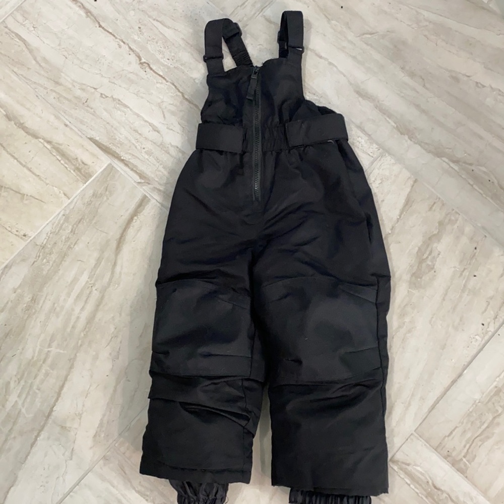 Black Cherokee winter kids overalls unisex sz 2T